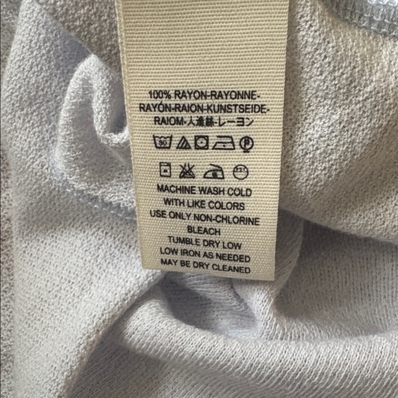 NWT Free People Coconut Top Smocked Ruffle Tee Blue Women's Medium - Picture 7 of 7